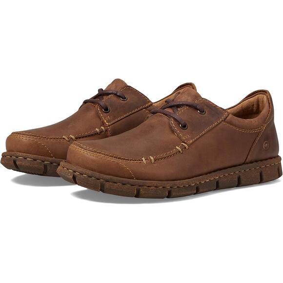 Born Mens Joel Slip On Shoes US 10.5 M EU 43.5 Brown Leather NIB - Picture 1 of 12